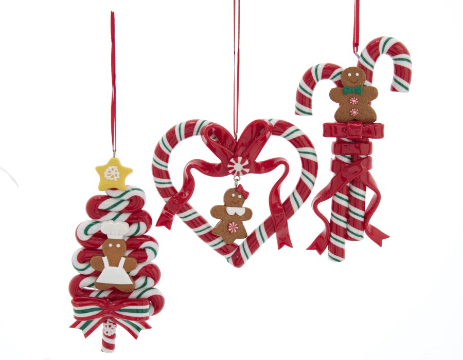 Çam Ağacında Gingerbread Man Yılbaşı Süsü – 14cm - 3