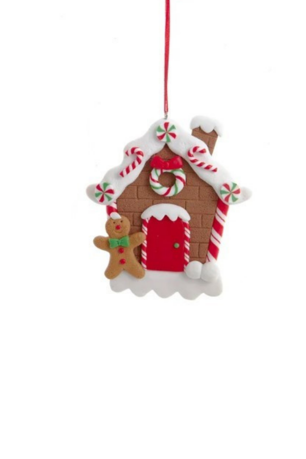 Gingerbread Man House Yılbaşı Süsü – 12cm - 1